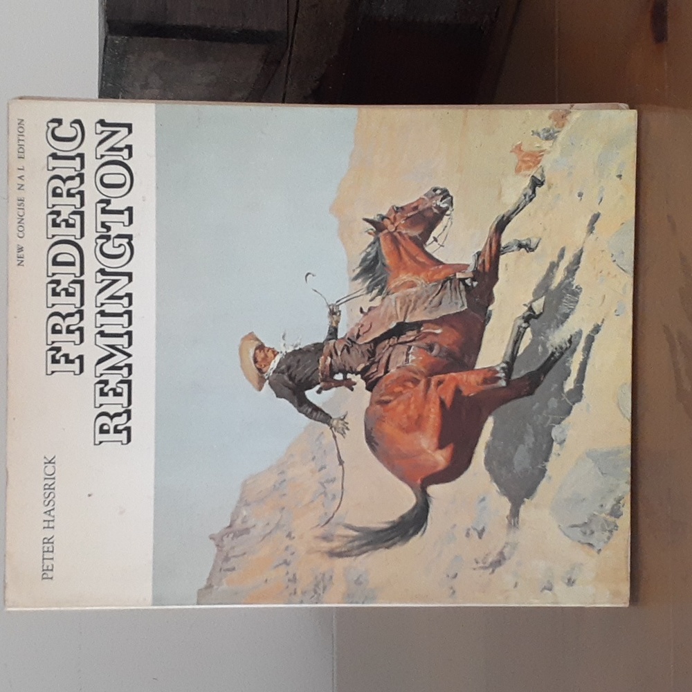 1/2 Price Marked Vintage Book on Frédéric Remington Copyright 1973